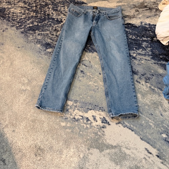 5 Pair Lee & Levi’s Men's Straight Leg Jeans in Blue and Black - Picture 7 of 16